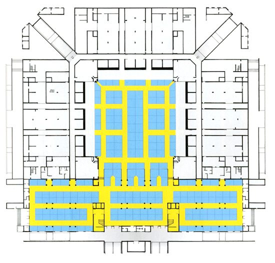 Configurazione expo su piano inferiore